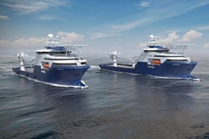 The four vessels are based on the Salt 308 OCV design. courtesy Salt Ship Design