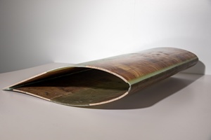 Wind turbine blade made from recycled materials