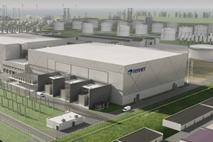 Artist impression of a TenneT Land Station Credit TenneT