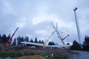 Dismantling of the Plomodiern Wind Farm France. Copyright Q Energy
