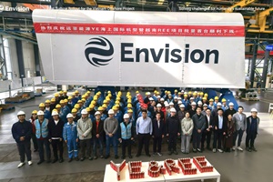 Envision completes first turbine for 128 MW Vinh Long nearshore wind project in Vietnam