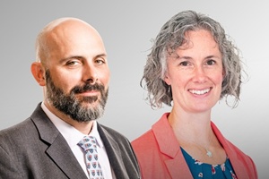 Jim Adams l and Holly Burnett