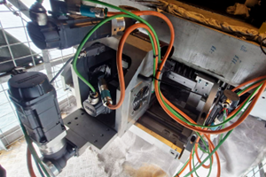 The CNC Onsite machines are designed to operate uptower where for example yaw ring and bolts and rotor locks can be repaired